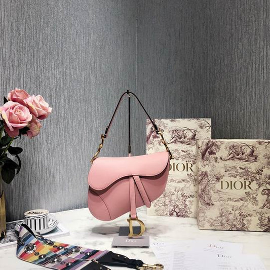 Saddle Bag With Strap Grained Calfskin - DHB84 - 1