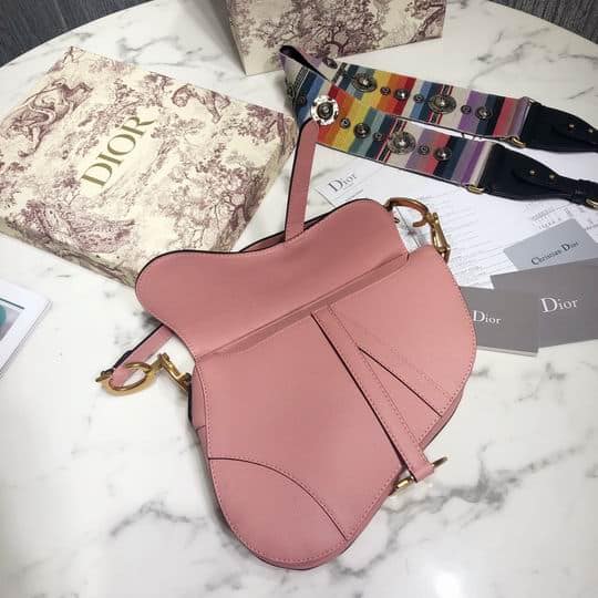 Saddle Bag With Strap Grained Calfskin - DHB84 - 5