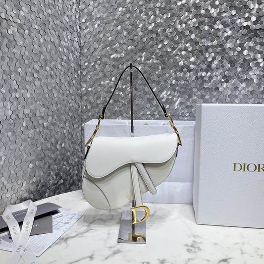 Saddle Bag With Strap Grained Calfskin - DHB85 - 1