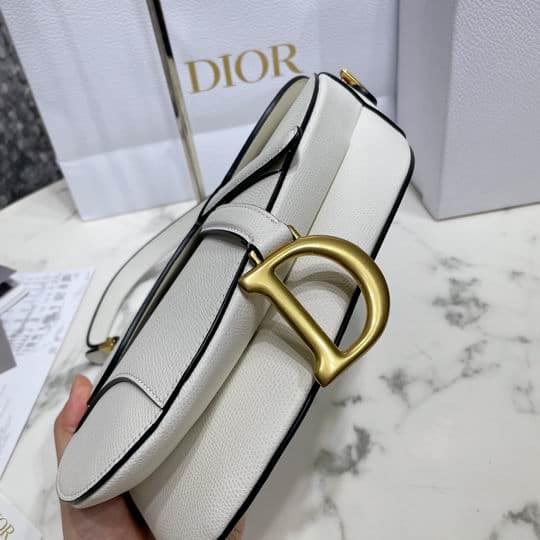 Saddle Bag With Strap Grained Calfskin - DHB85 - 3