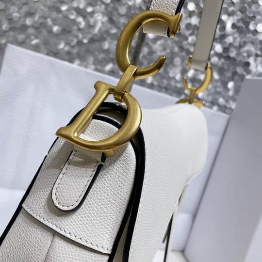 Saddle Bag With Strap Grained Calfskin - DHB85 - 4