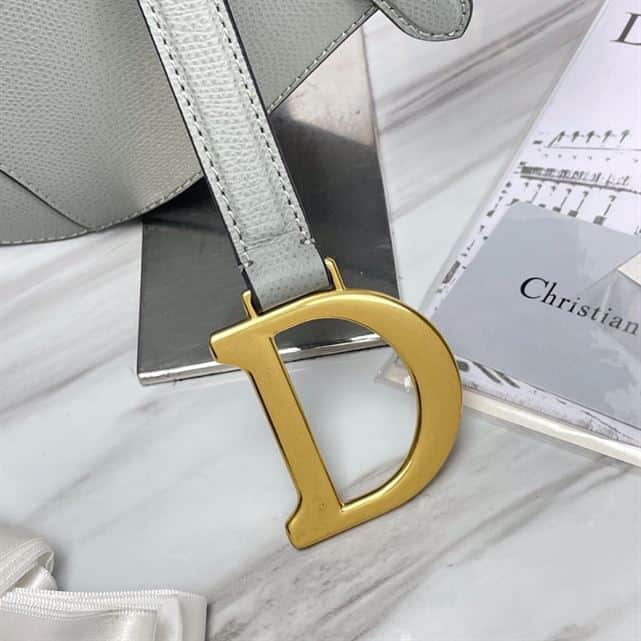 Saddle Bag With Strap Grained Calfskin - DHB86 - 4