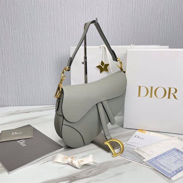 Saddle Bag With Strap Grained Calfskin - DHB86 - 7