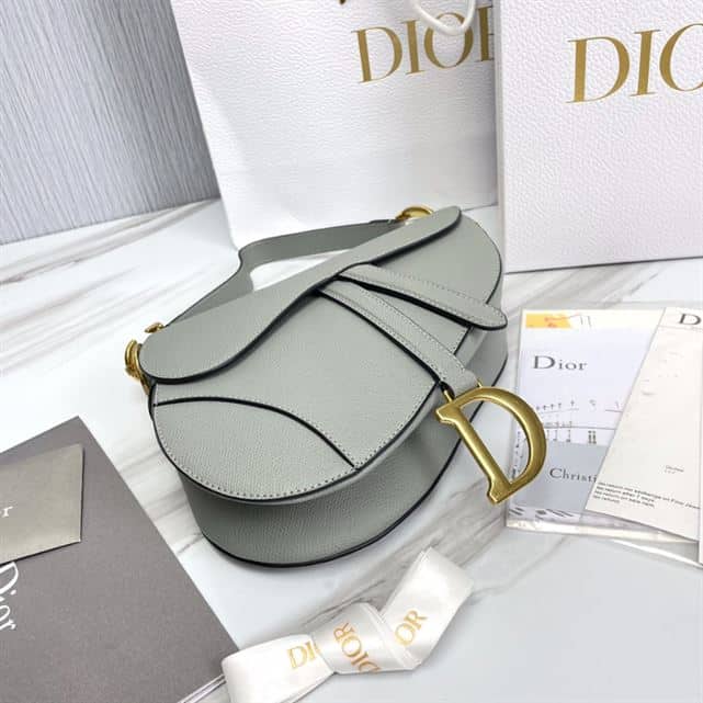 Saddle Bag With Strap Grained Calfskin - DHB86 - 9