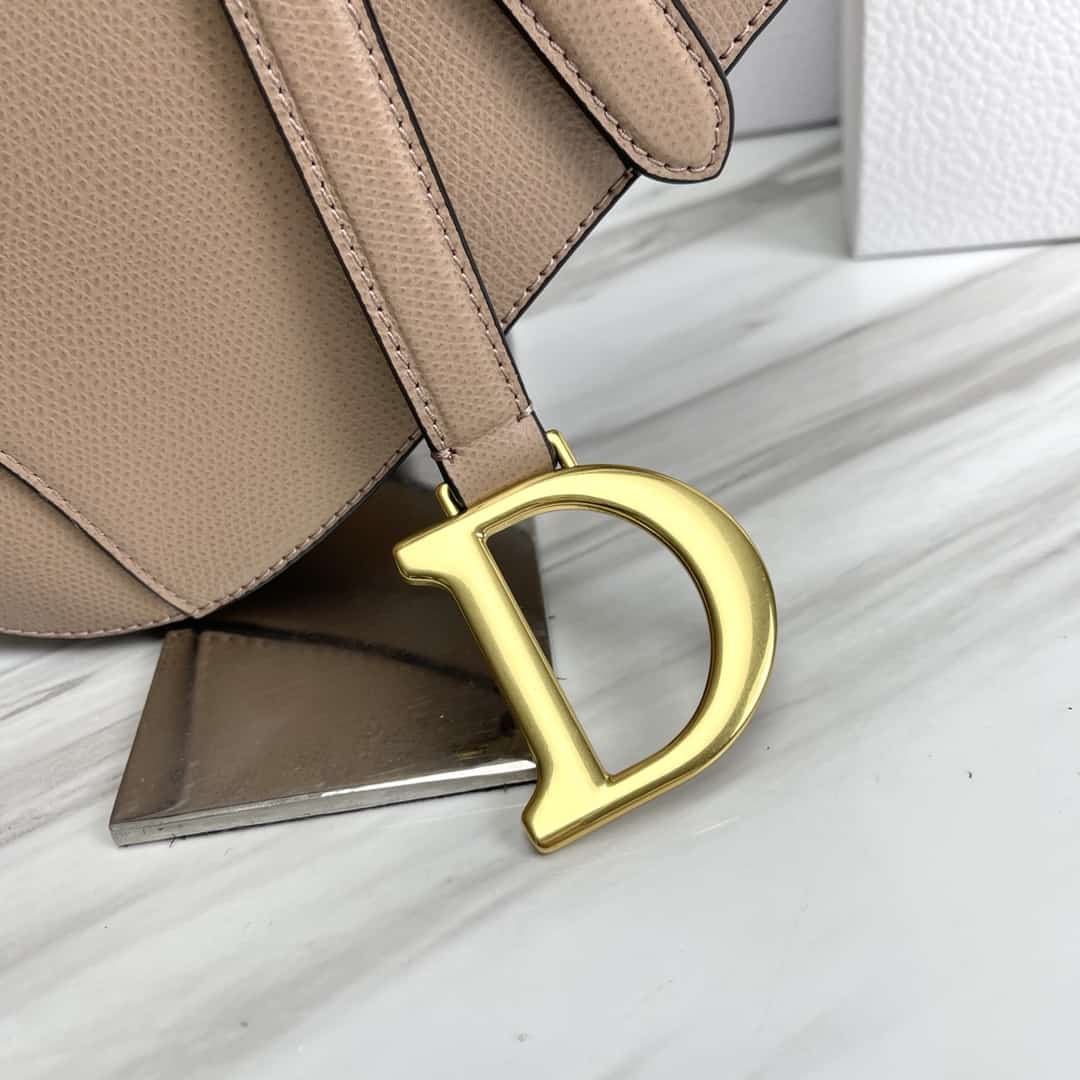 Saddle Bag With Strap Grained Calfskin - DHB87 - 5