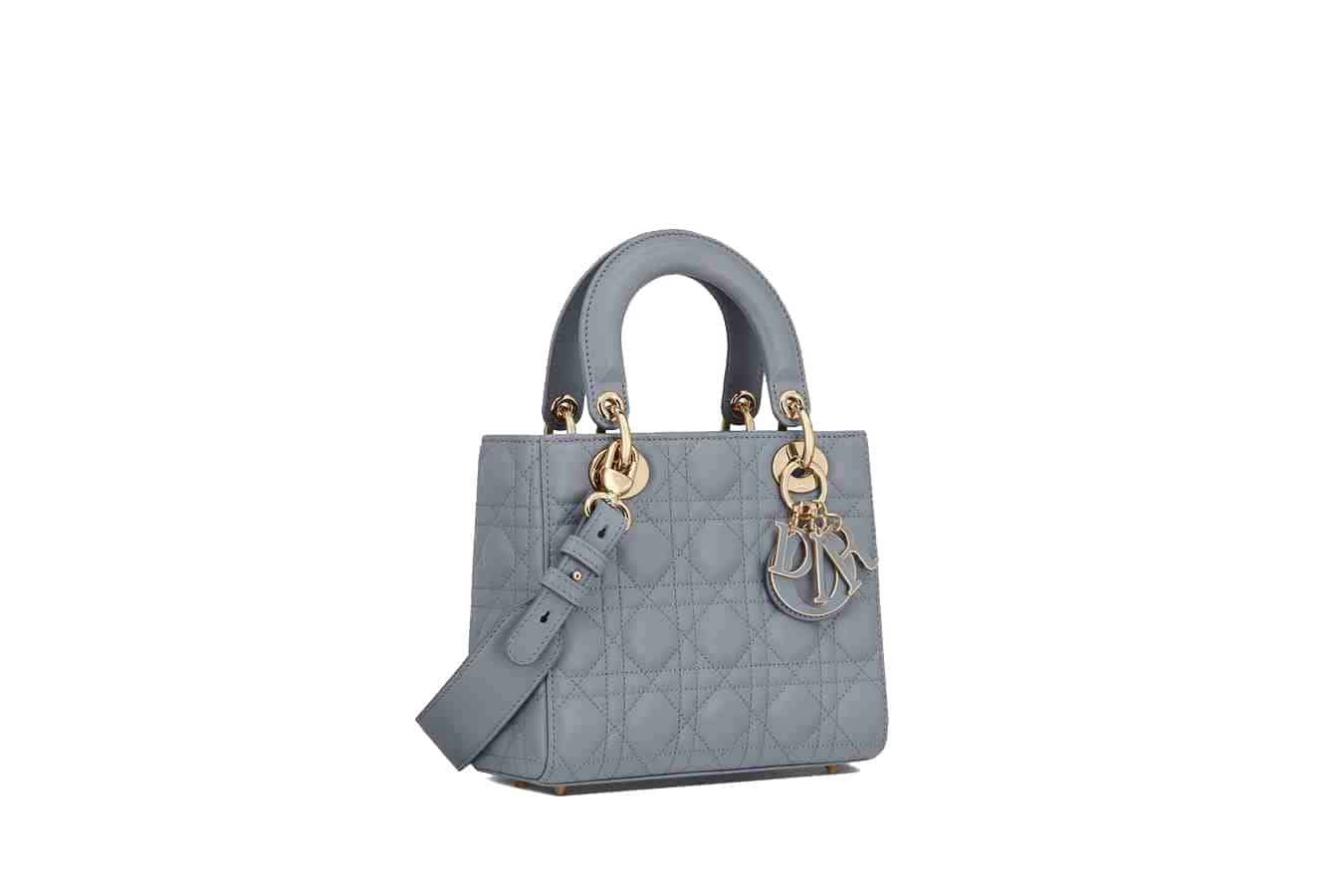 Small Lady Dior My ABCDior Bag Cloud Blue Cannage Lambskin - DHB03 - 2