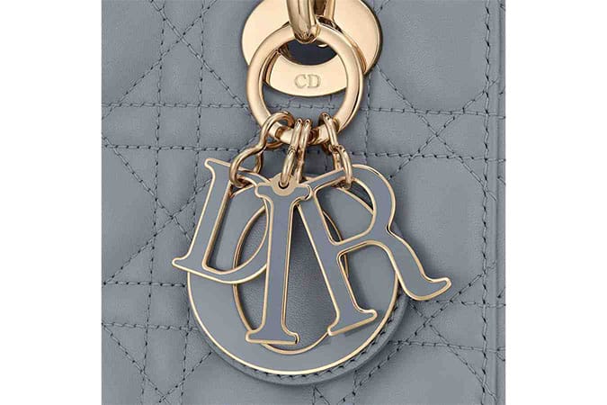 Small Lady Dior My ABCDior Bag Cloud Blue Cannage Lambskin - DHB03 - 3