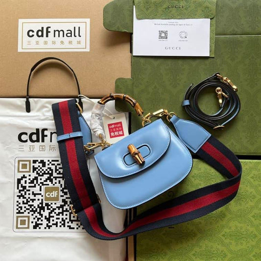 Small top handle bag with Bamboo - GHB250 - 1