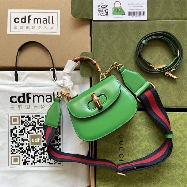 Small top handle bag with Bamboo - GHB251 - 1
