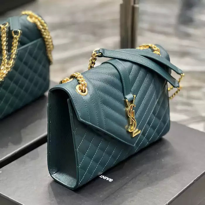 YSL Envelope Medium Chain Bag - YPS185 - 4