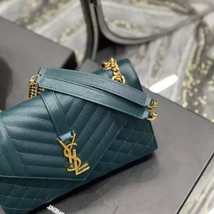 YSL Envelope Medium Chain Bag - YPS185 - 5