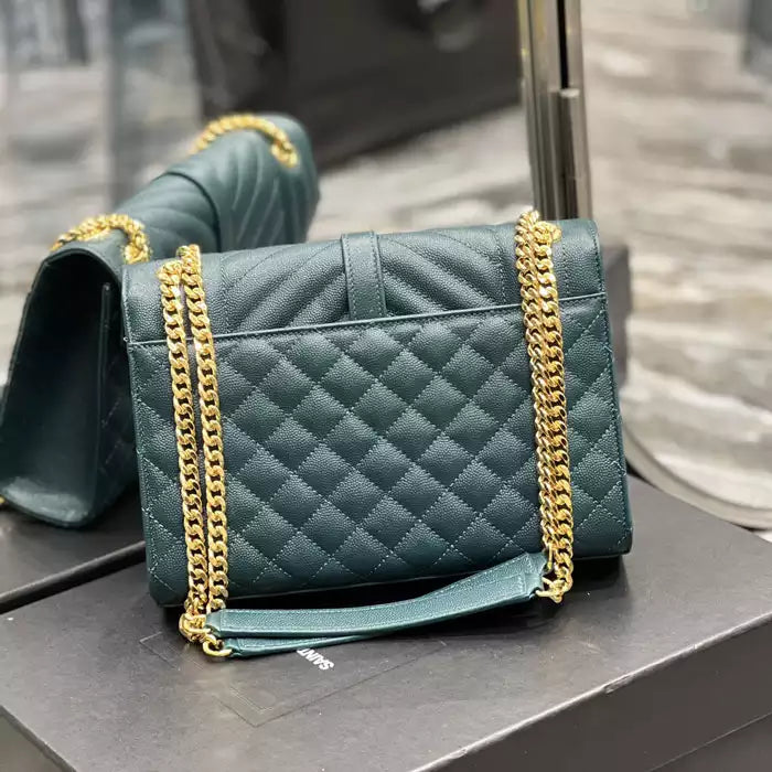 YSL Envelope Medium Chain Bag - YPS185 - 6