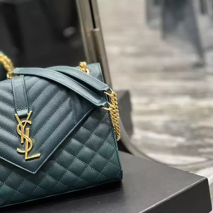 YSL Envelope Medium Chain Bag - YPS185 - 3