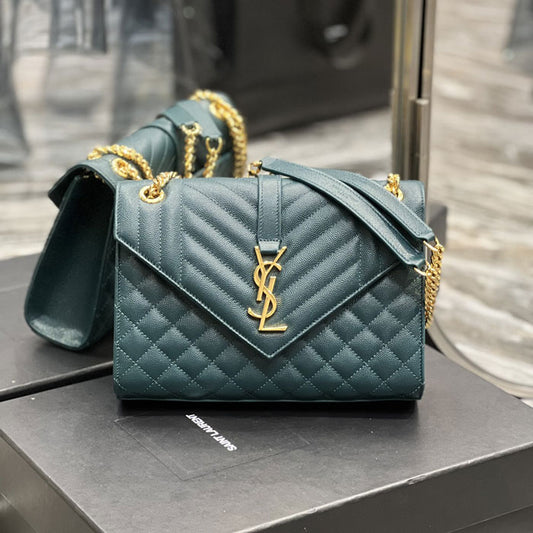 YSL Envelope Medium Chain Bag - YPS185 - 1