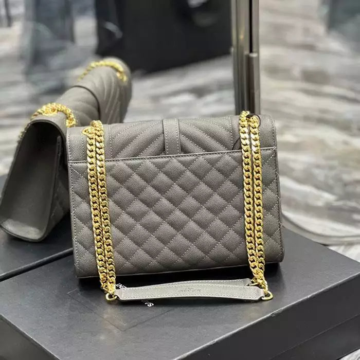 YSL Envelope Medium Chain Bag - YPS186 - 6