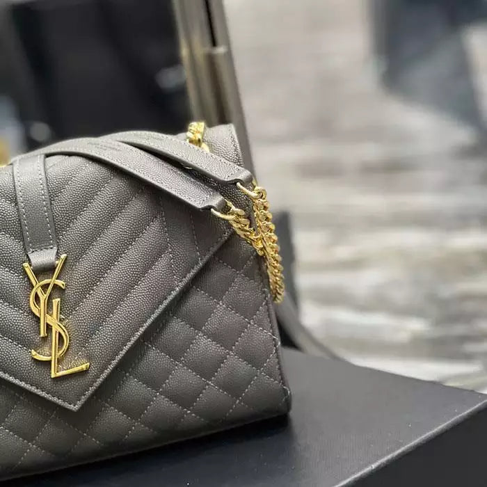 YSL Envelope Medium Chain Bag - YPS186 - 3
