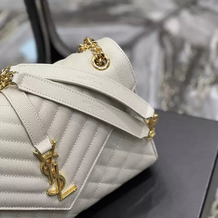 YSL Envelope Medium Chain Bag - YPS187 - 4