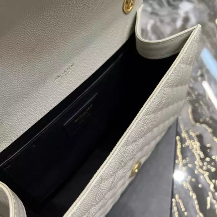 YSL Envelope Medium Chain Bag - YPS187 - 9