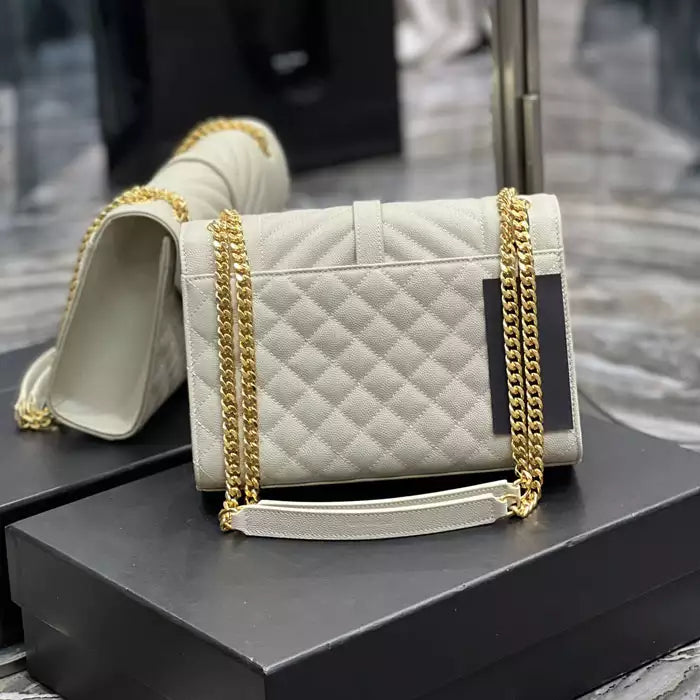 YSL Envelope Medium Chain Bag - YPS187 - 6