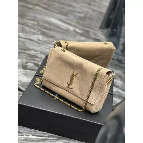YSL Kate Medium Suede Shoulder Bag - YPS175 - 4