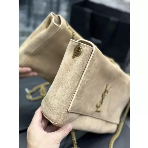 YSL Kate Medium Suede Shoulder Bag - YPS175 - 6