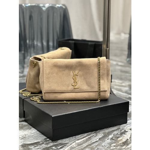 YSL Kate Medium Suede Shoulder Bag - YPS175 - 1