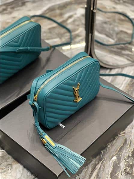 YSL Lou Camera Bag In Quilted Leather - YPS67 - 7