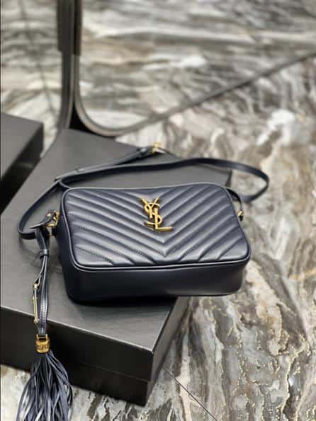 YSL Lou Camera Bag In Quilted Leather - YPS70 - 4