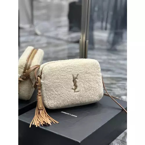 YSL LouLou Shearling Camera Bag - YPS178 - 2