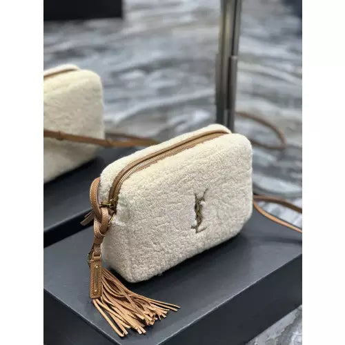 YSL LouLou Shearling Camera Bag - YPS178 - 4
