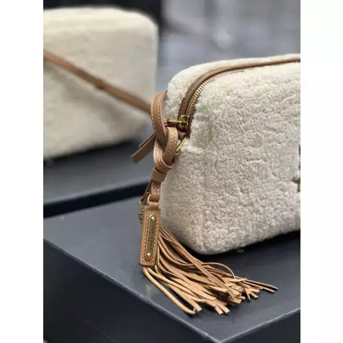 YSL LouLou Shearling Camera Bag - YPS178 - 5