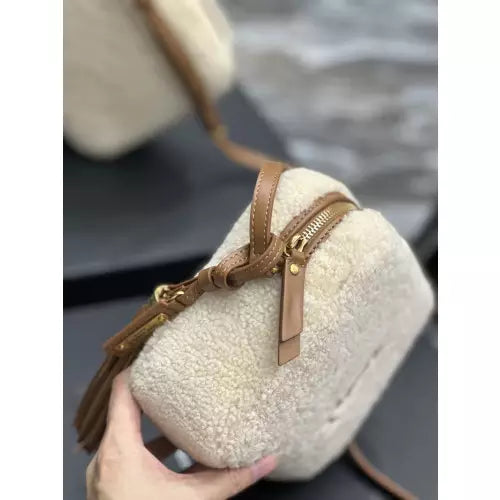 YSL LouLou Shearling Camera Bag - YPS178 - 6