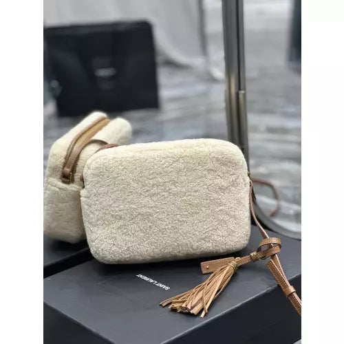 YSL LouLou Shearling Camera Bag - YPS178 - 8