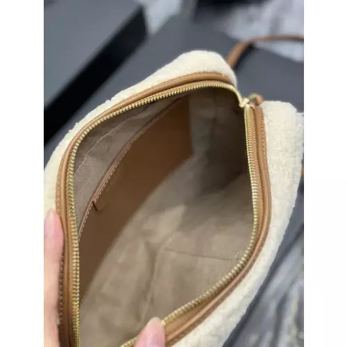 YSL LouLou Shearling Camera Bag - YPS178 - 7