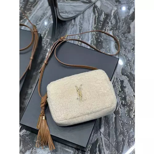 YSL LouLou Shearling Camera Bag - YPS178 - 9
