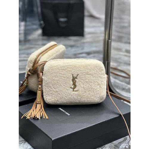 YSL LouLou Shearling Camera Bag - YPS178 - 1