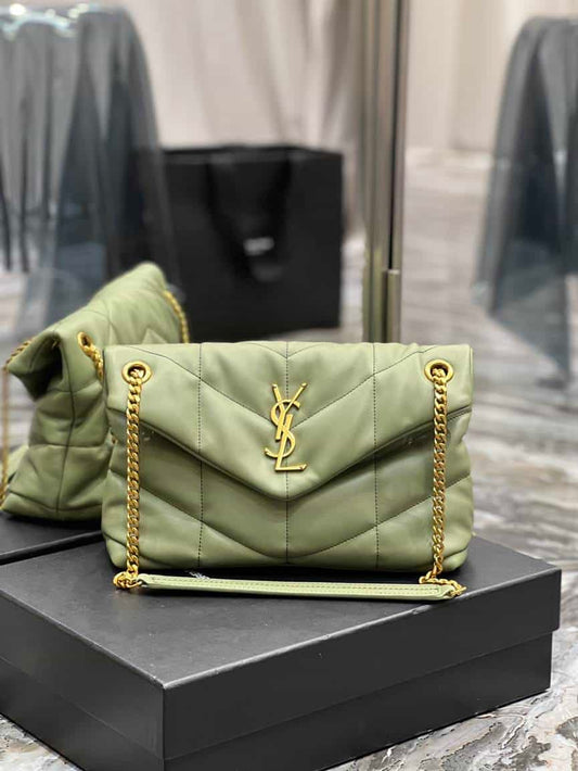 YSL Medium Puffer Leather Shoulder Bag - YPS47 - 1