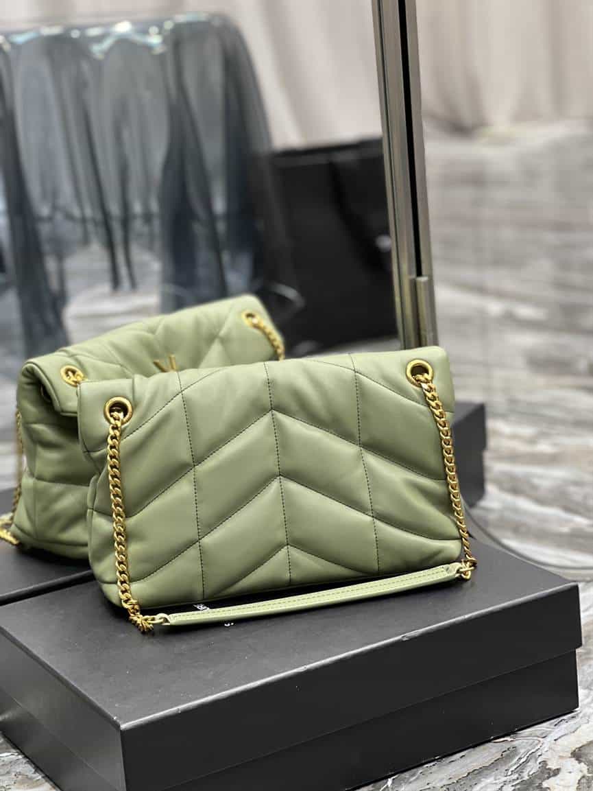 YSL Medium Puffer Leather Shoulder Bag - YPS47 - 2