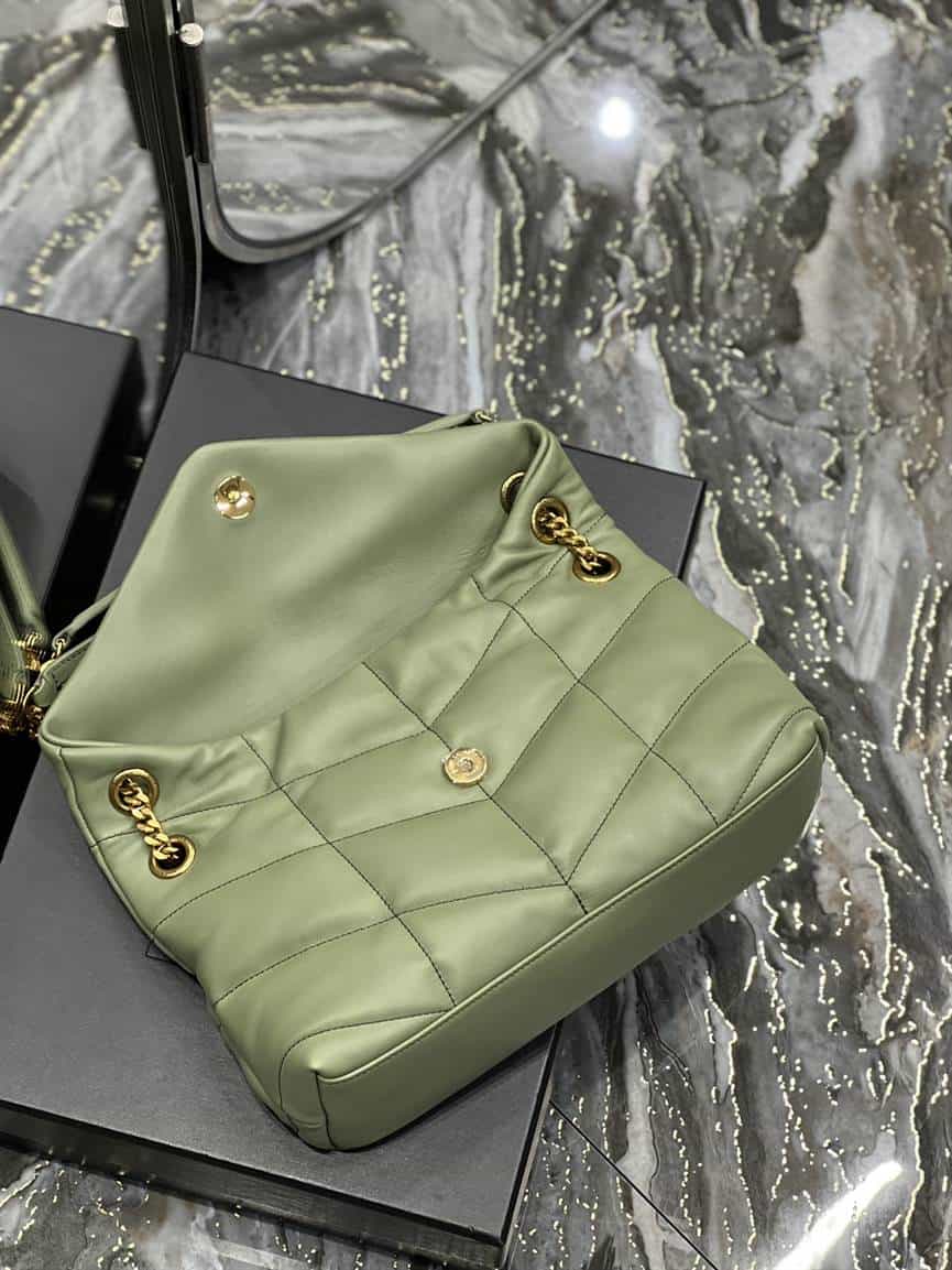YSL Medium Puffer Leather Shoulder Bag - YPS47 - 5