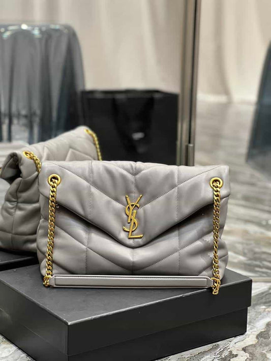 YSL Medium Puffer Leather Shoulder Bag - YPS48 - 1