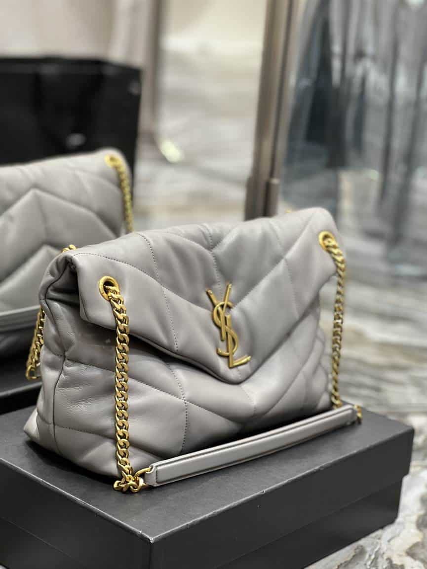 YSL Medium Puffer Leather Shoulder Bag - YPS48 - 3
