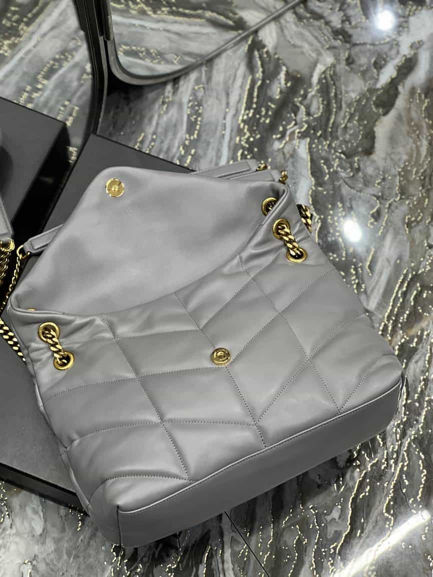 YSL Medium Puffer Leather Shoulder Bag - YPS48 - 4
