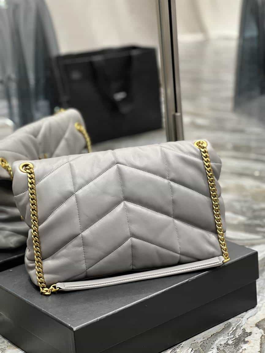 YSL Medium Puffer Leather Shoulder Bag - YPS48 - 2