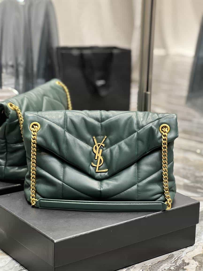 YSL Medium Puffer Leather Shoulder Bag - YPS49 - 1