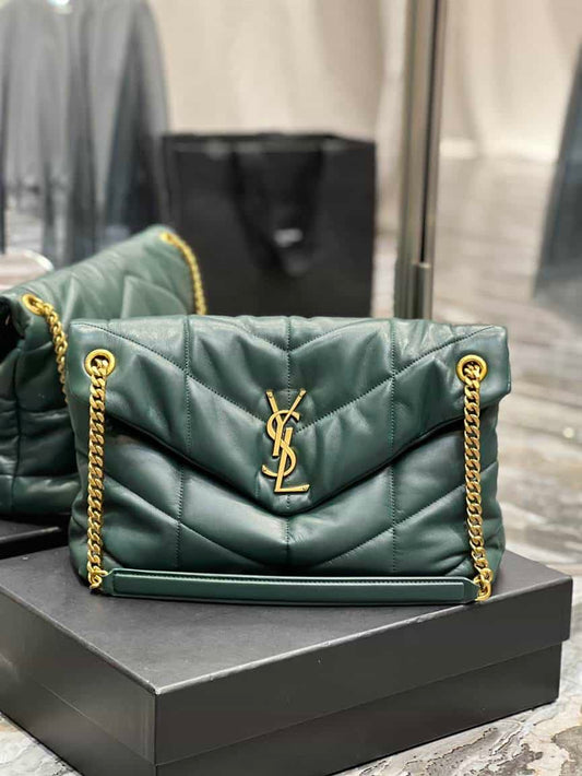 YSL Medium Puffer Leather Shoulder Bag - YPS49 - 1