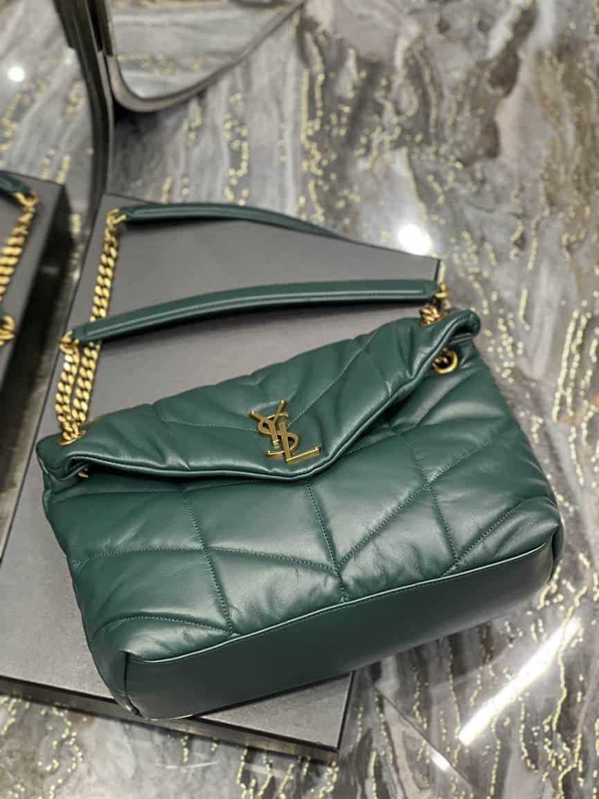 YSL Medium Puffer Leather Shoulder Bag - YPS49 - 4