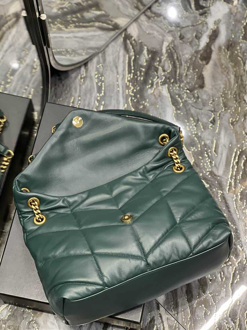YSL Medium Puffer Leather Shoulder Bag - YPS49 - 5
