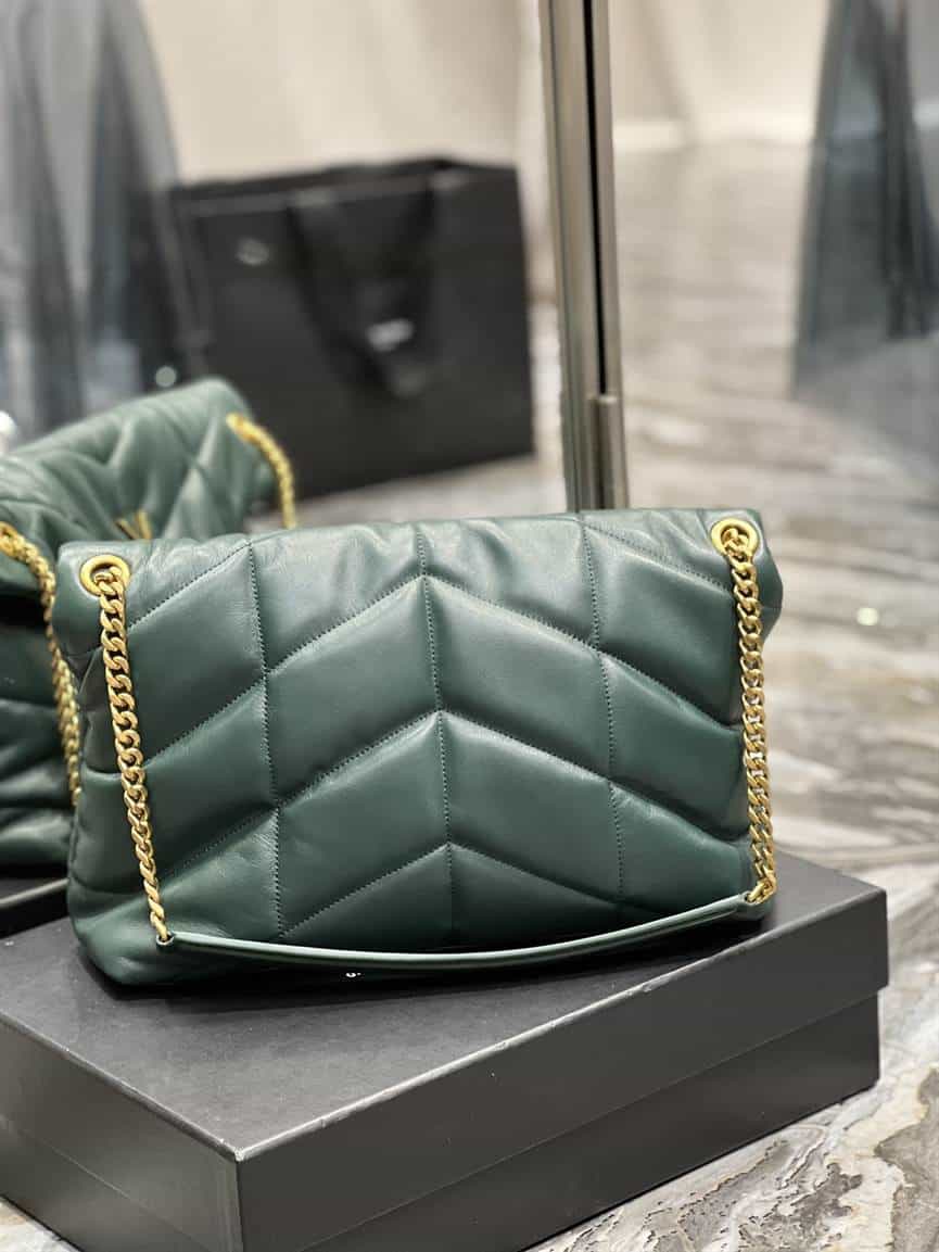 YSL Medium Puffer Leather Shoulder Bag - YPS49 - 2