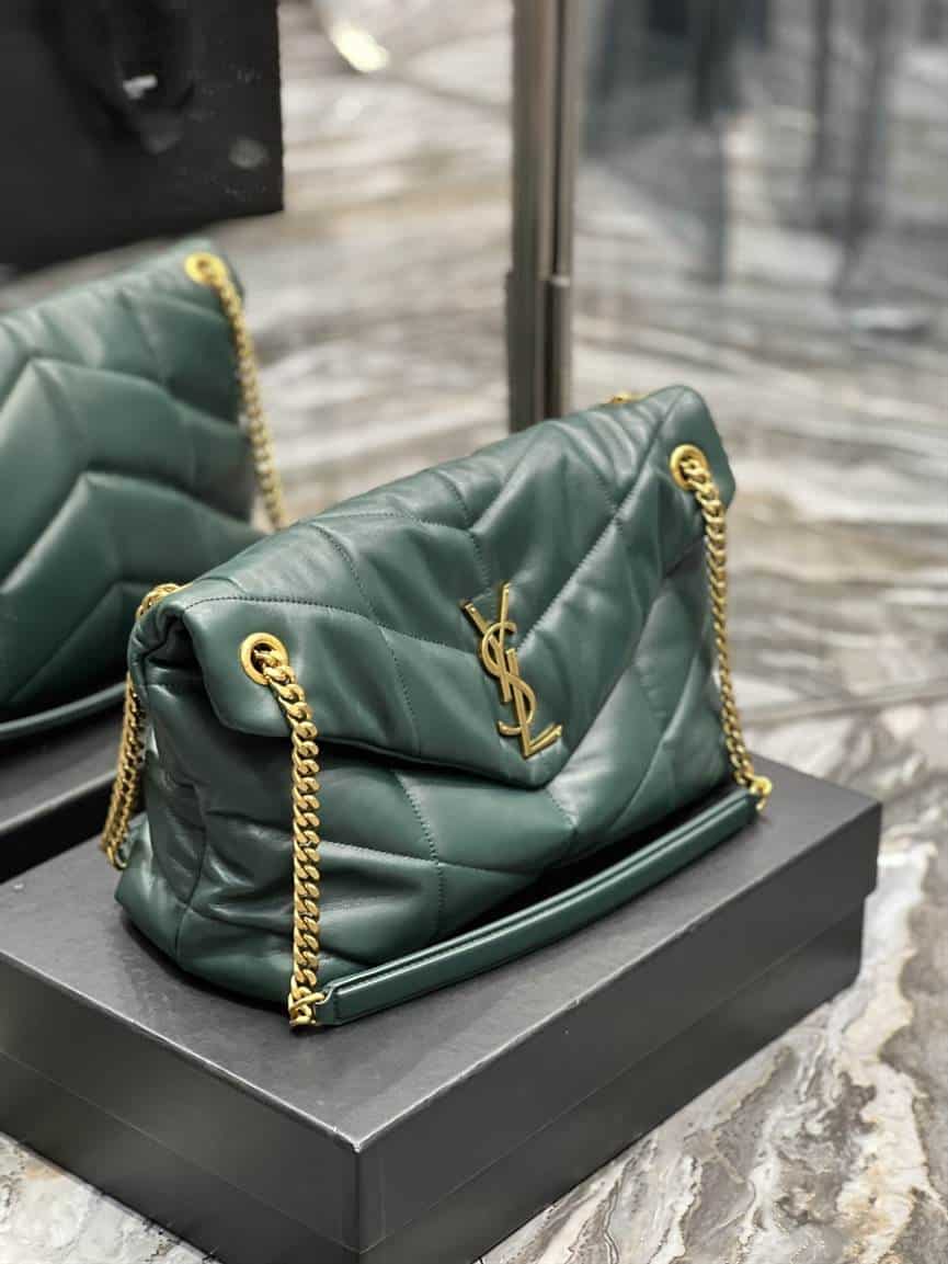 YSL Medium Puffer Leather Shoulder Bag - YPS49 - 6