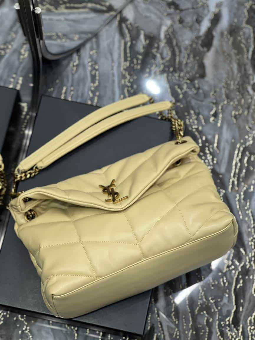 YSL Medium Puffer Leather Shoulder Bag - YPS50 - 4